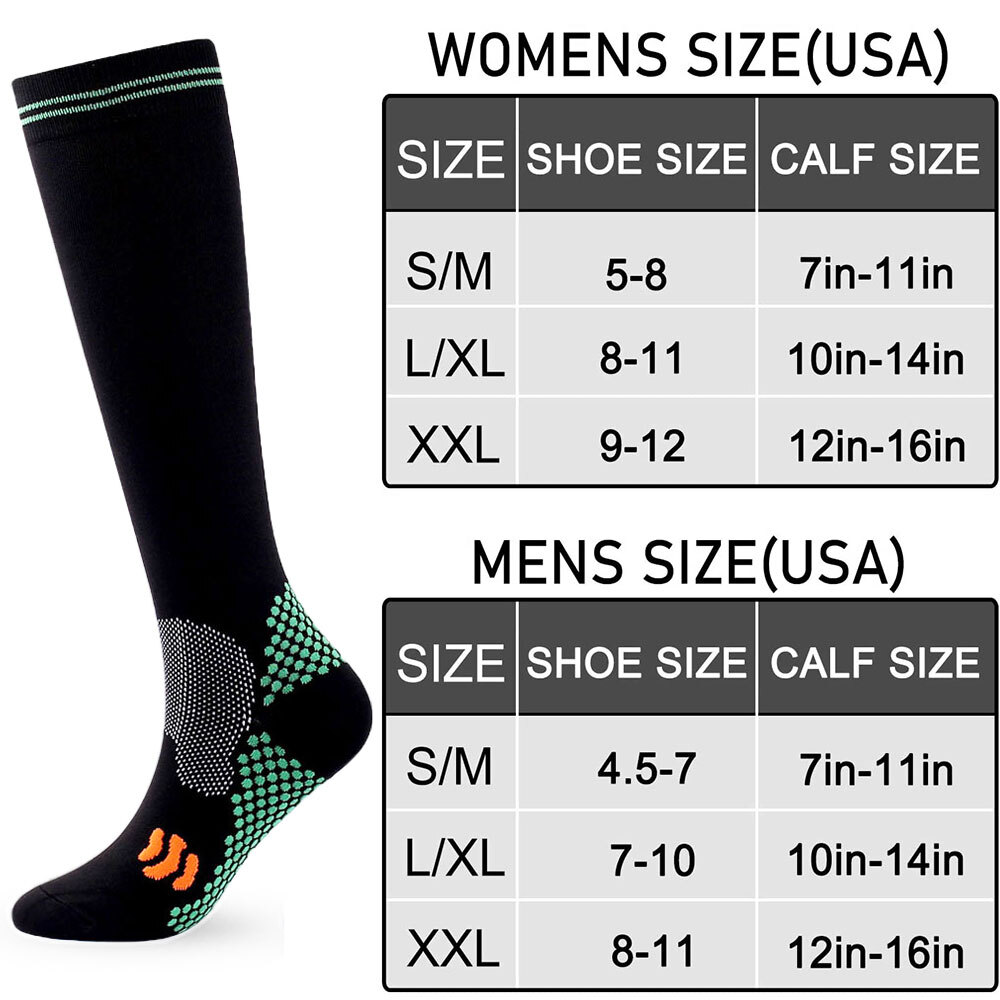 Mens Diabetic Compression Socks Medical Stockings For Varicose Veins Edema Socks