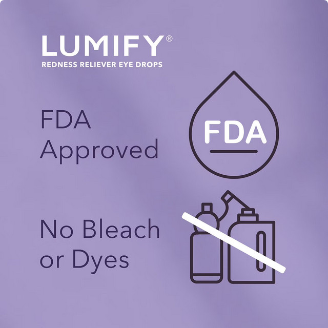 Lumify Bausch Lom Redness Reliever Eye Drops .25 fl. oz., 2 pk