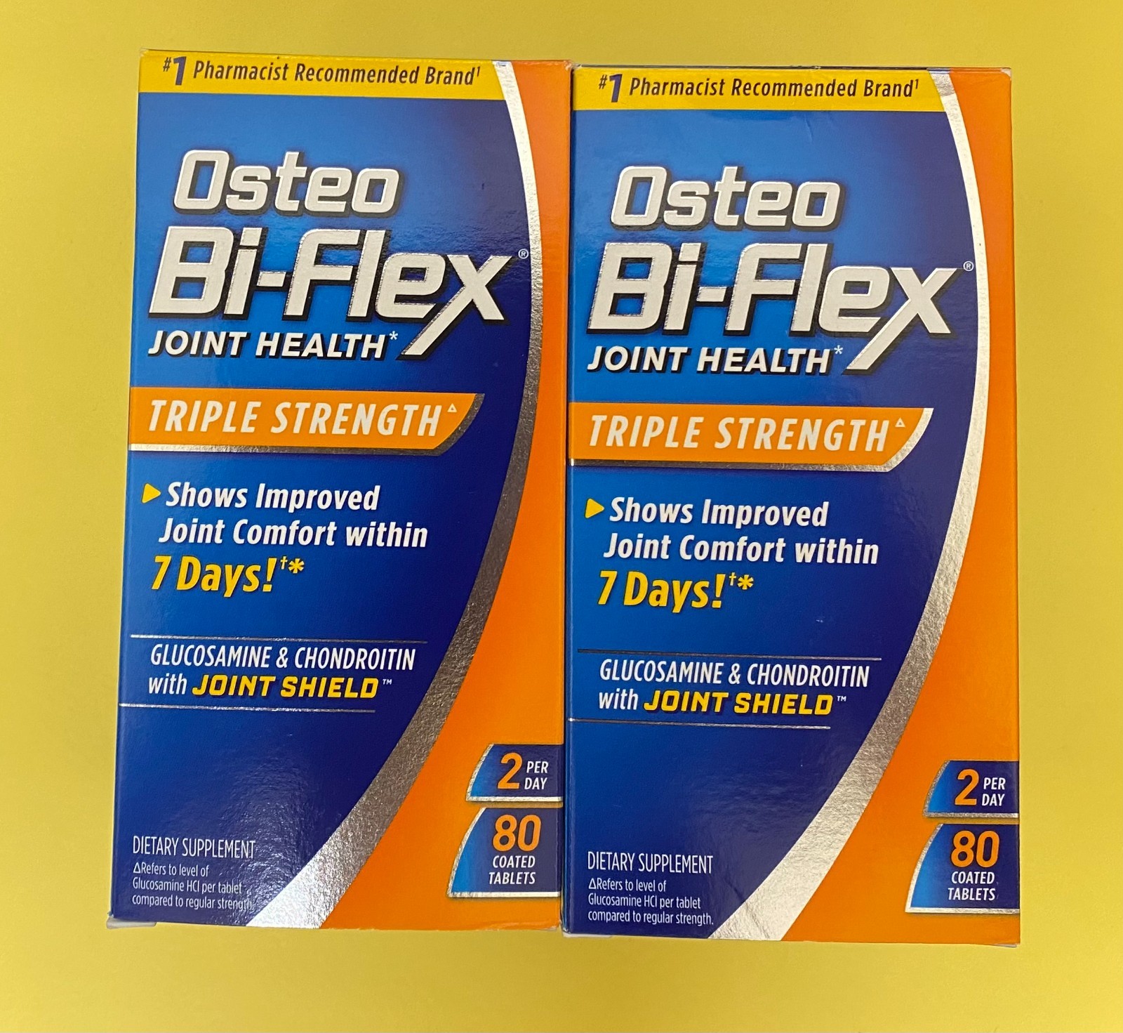 2 pack of Osteo BiFlex Triple Strength Joint Health 80 Tablets – EXP 07/2026