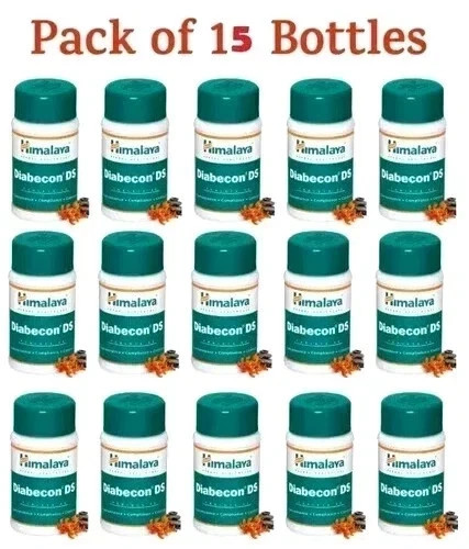 15 Packs X Himalaya Herbal DIABECON DS 60 Tabs, FREE SHIPPING