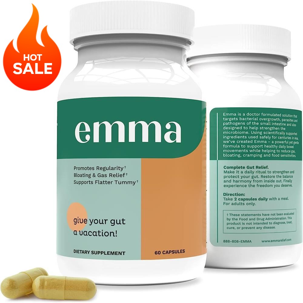 Emma 60 Capsule Improve Energy Digestive Gut Health Boost Metabolism Antioxidant