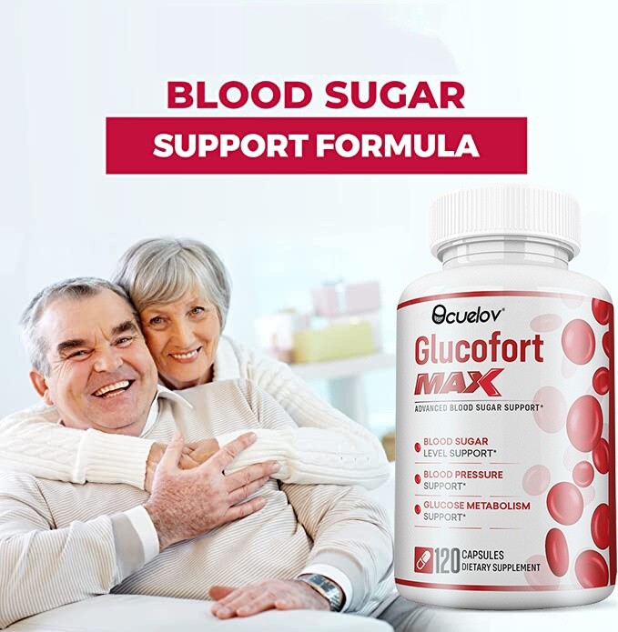 Glucofort Max Supplement Advanced Blood Sugar Blood Pressure Support 120 Capsule