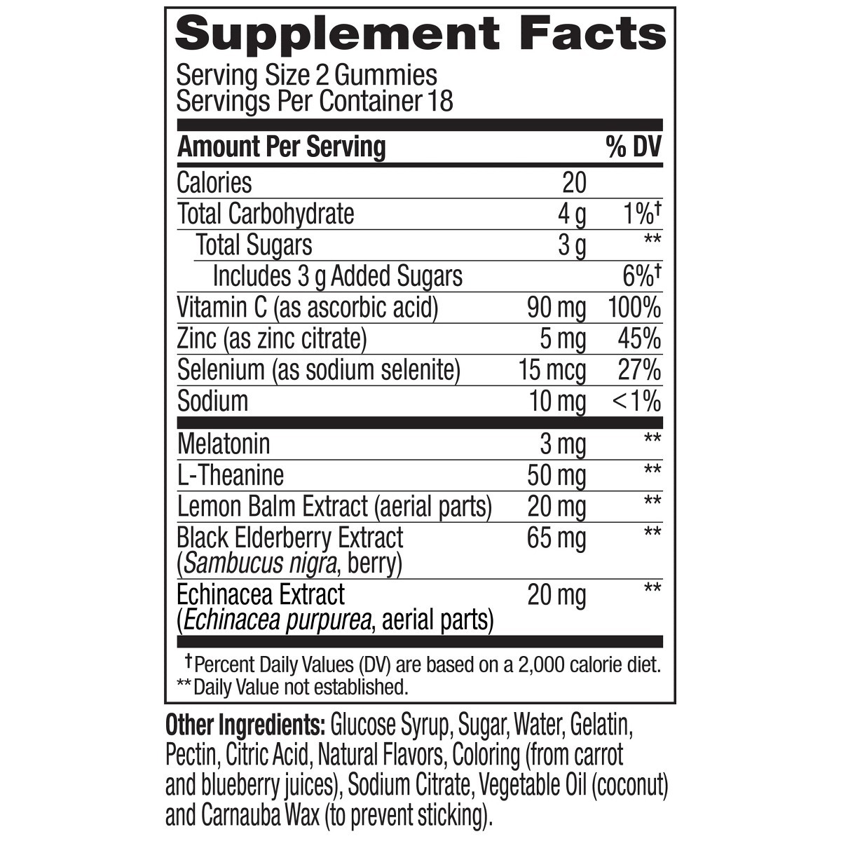OLLY Immunity Sleep + Elderberry Multivitamins Gummies – Midnight Berry – 36ct