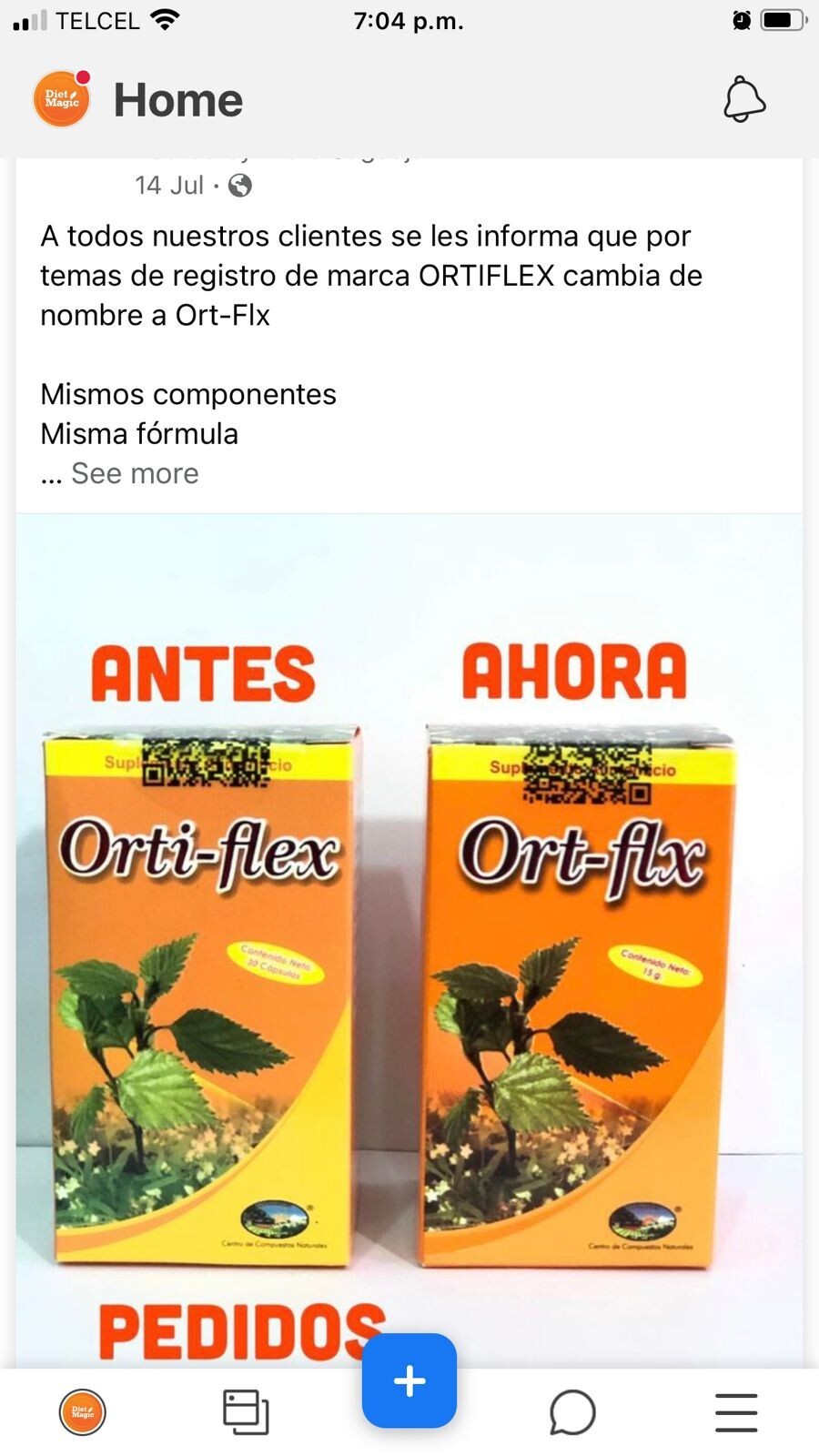 2 Pack Orti-flex con Ortiga-Calcio de Coral-Glucosamina-Garra del Diablo-Curcuma