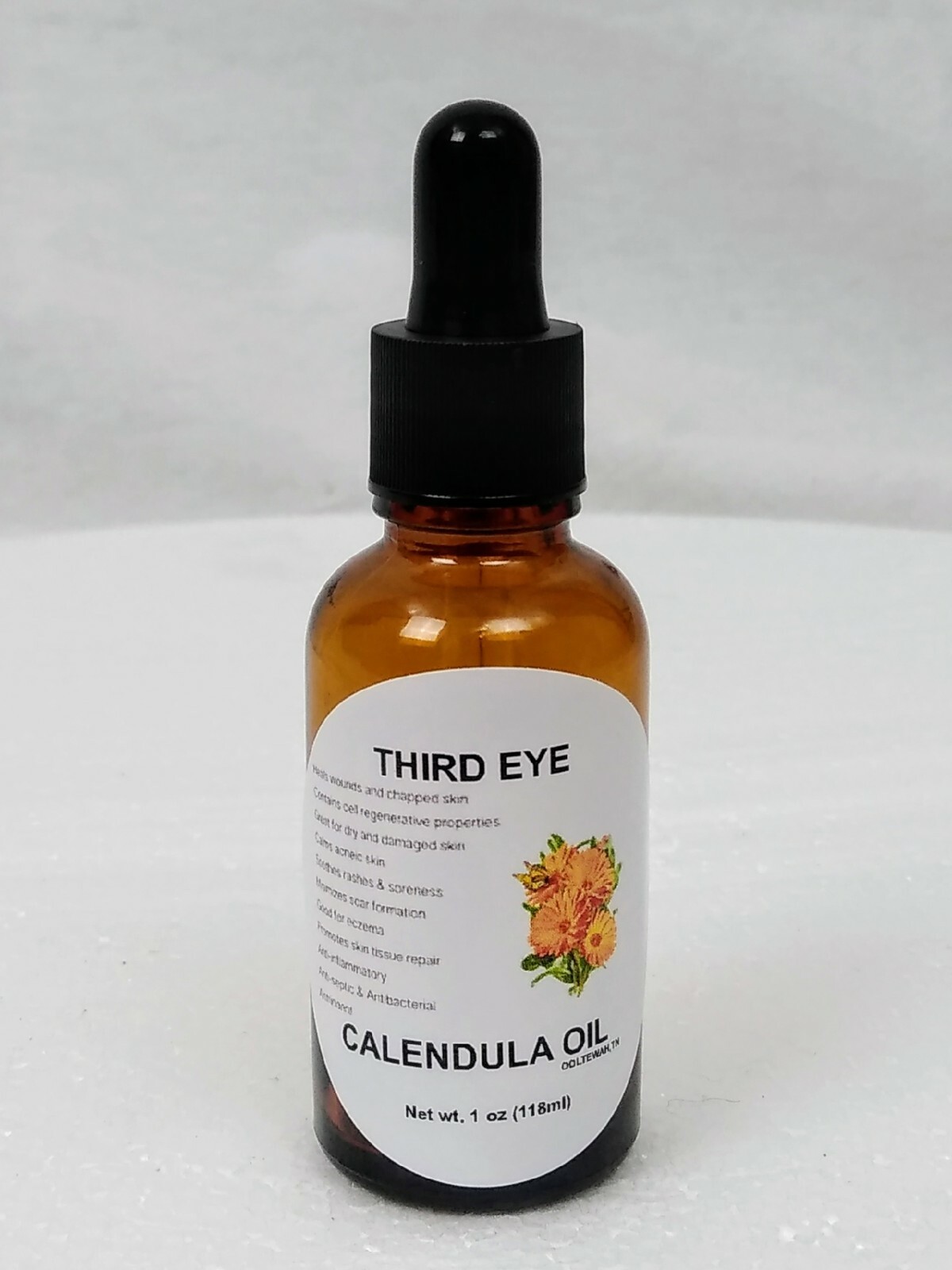Calendula herbal Infused oil 100% pure organic skin care 1 oz. Rashes,Cuts,burn