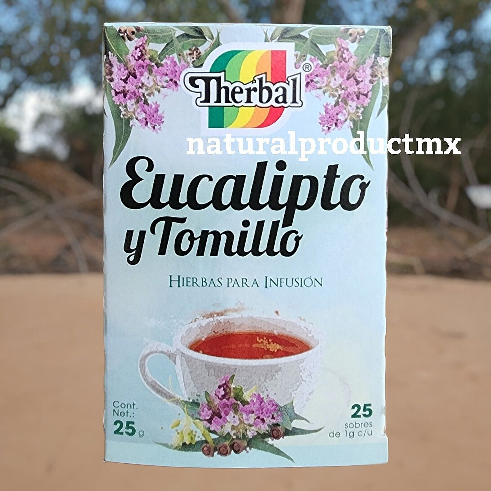 Te Eucalipto y Tomillo ✅Eucalyptus & Thyme Winter Tea 25 bags Tea by Therbal