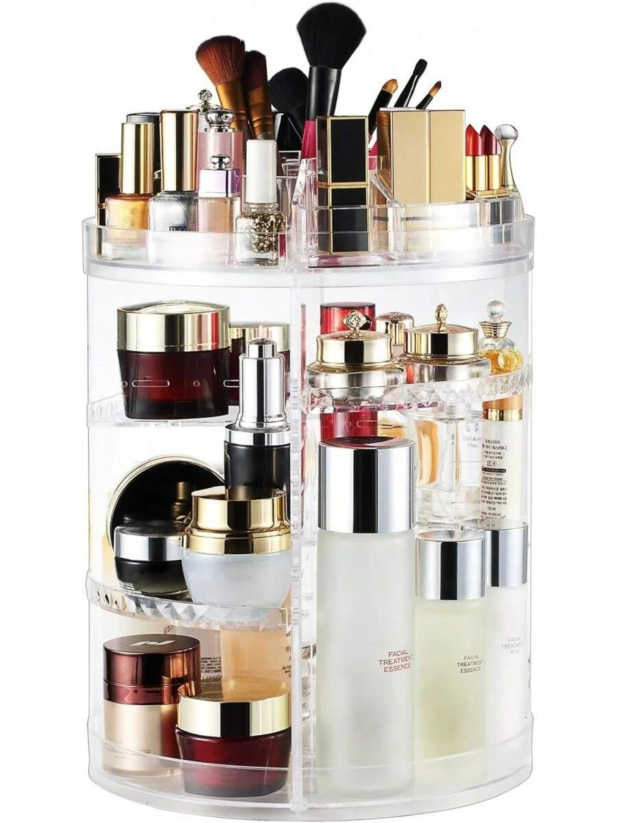 360 Degree Rotating Makeup Organizer 8 Layers Large Capacity