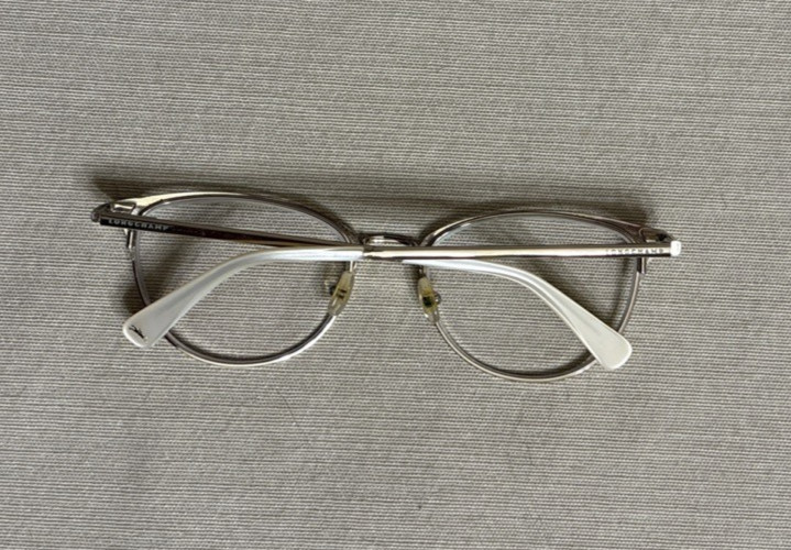 Longchamp Eyeglasses FRAMES ONLY LO2120 260 Nude Cat Eye Full Rim 52-18-135