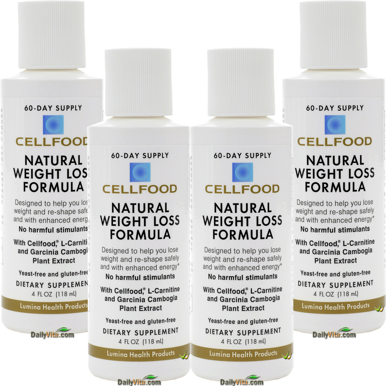 4 x Cellfood Natural Weight Loss Formula 4 oz by Lumina Health –