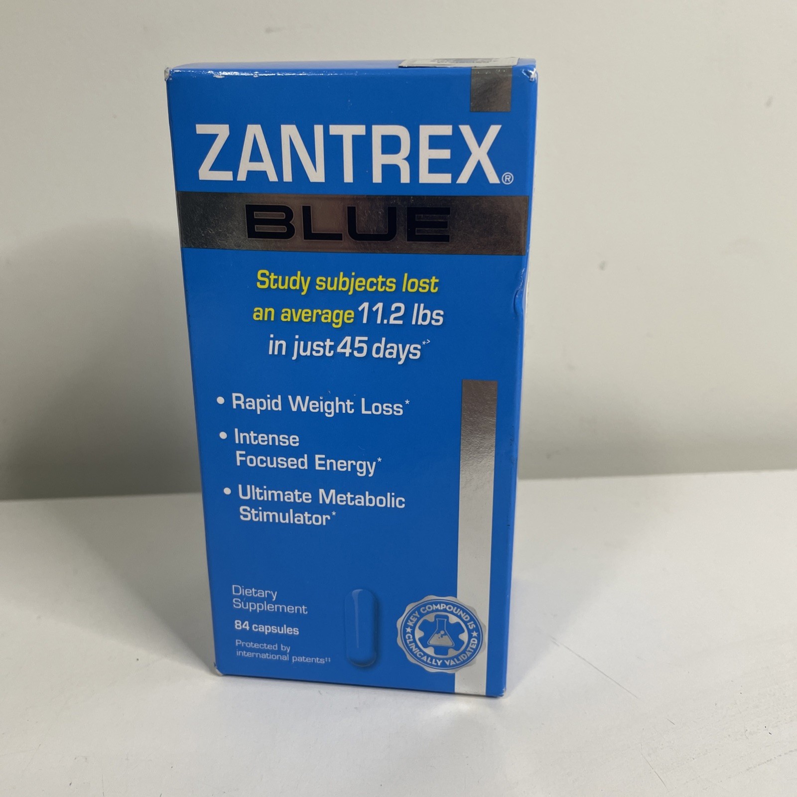 Zantrex Blue Fast Weight Loss Supplement, 84 Capsules Exp 05/2028
