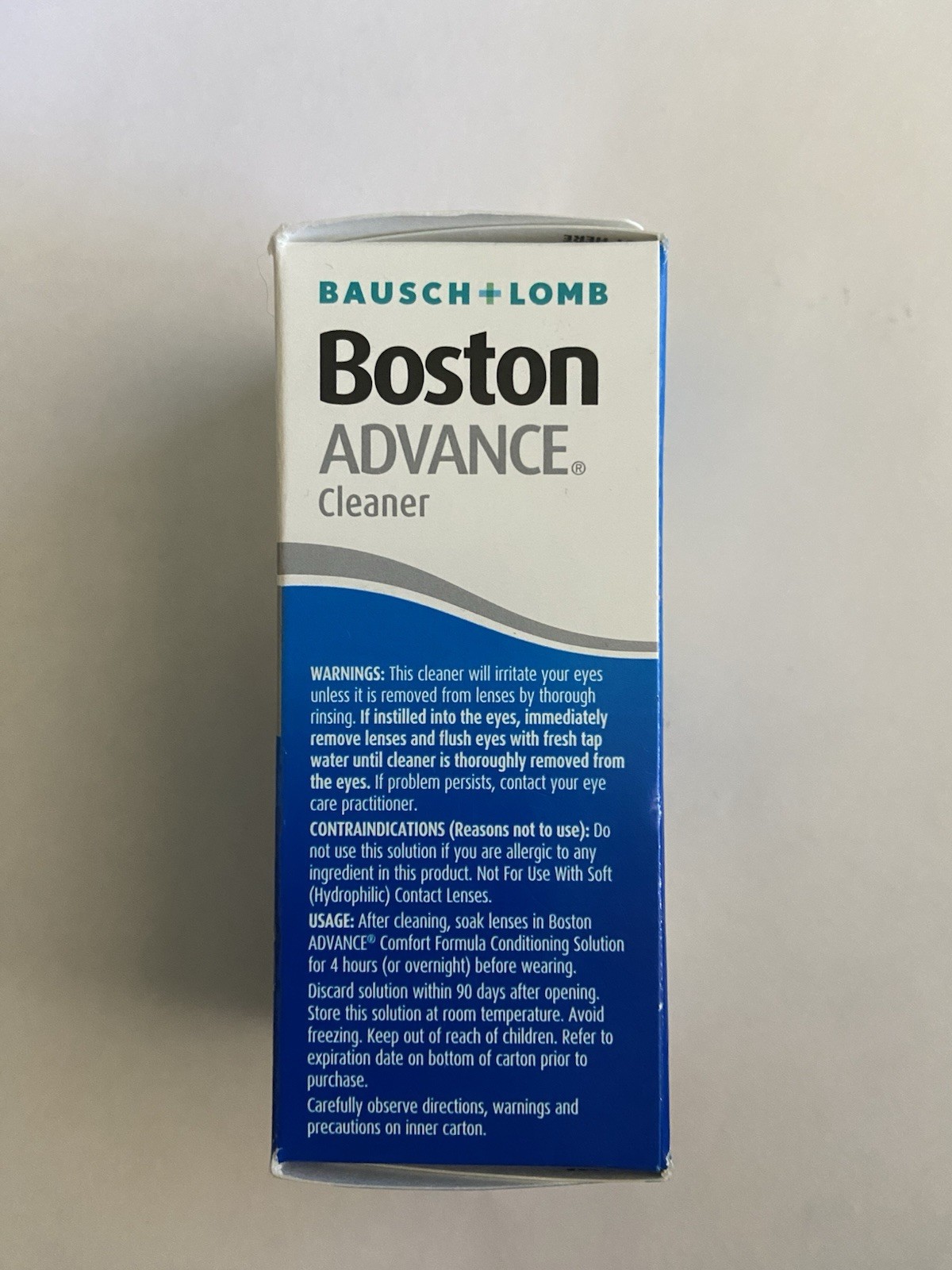 Bausch + Lomb Boston Advance Contact Lens Cleaner 1 fl oz Step 1 Exp 11/2027