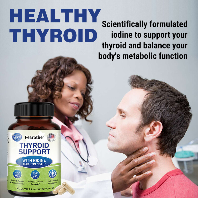 Advanced Thyroid Support Boost Metabolism And Energy Levels 120 Capsules