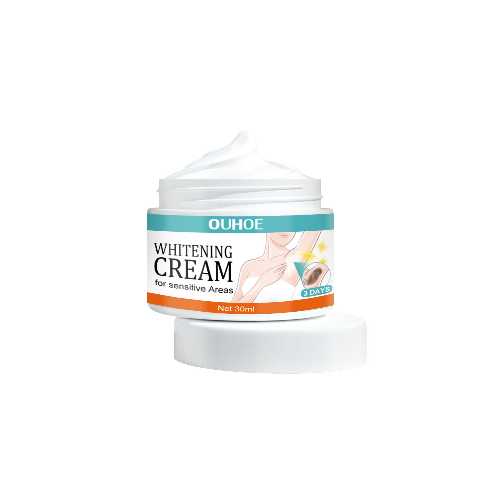 OUHOE Underarm Beauty Cream, Lighten Underarm Elbow Joint Melanin Brightening An