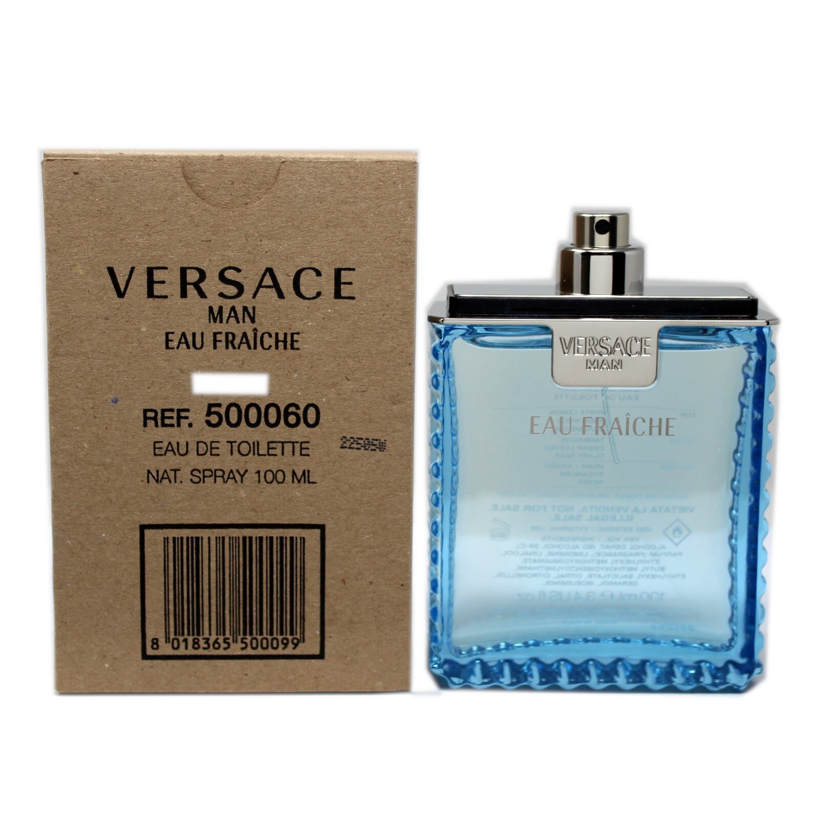 VERSACE MAN EAU FRAICHE EAU DE TOILETTE NATURAL SPRAY 100 ML/3.4 FL.OZ. (T)