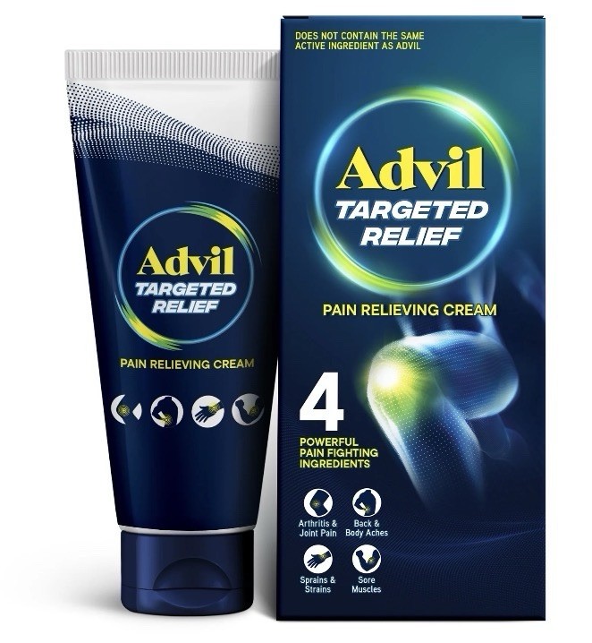 Advil Targeted Relief Fast Acting Pain RelievingCream – Up To 8 Hours, 2.3oz