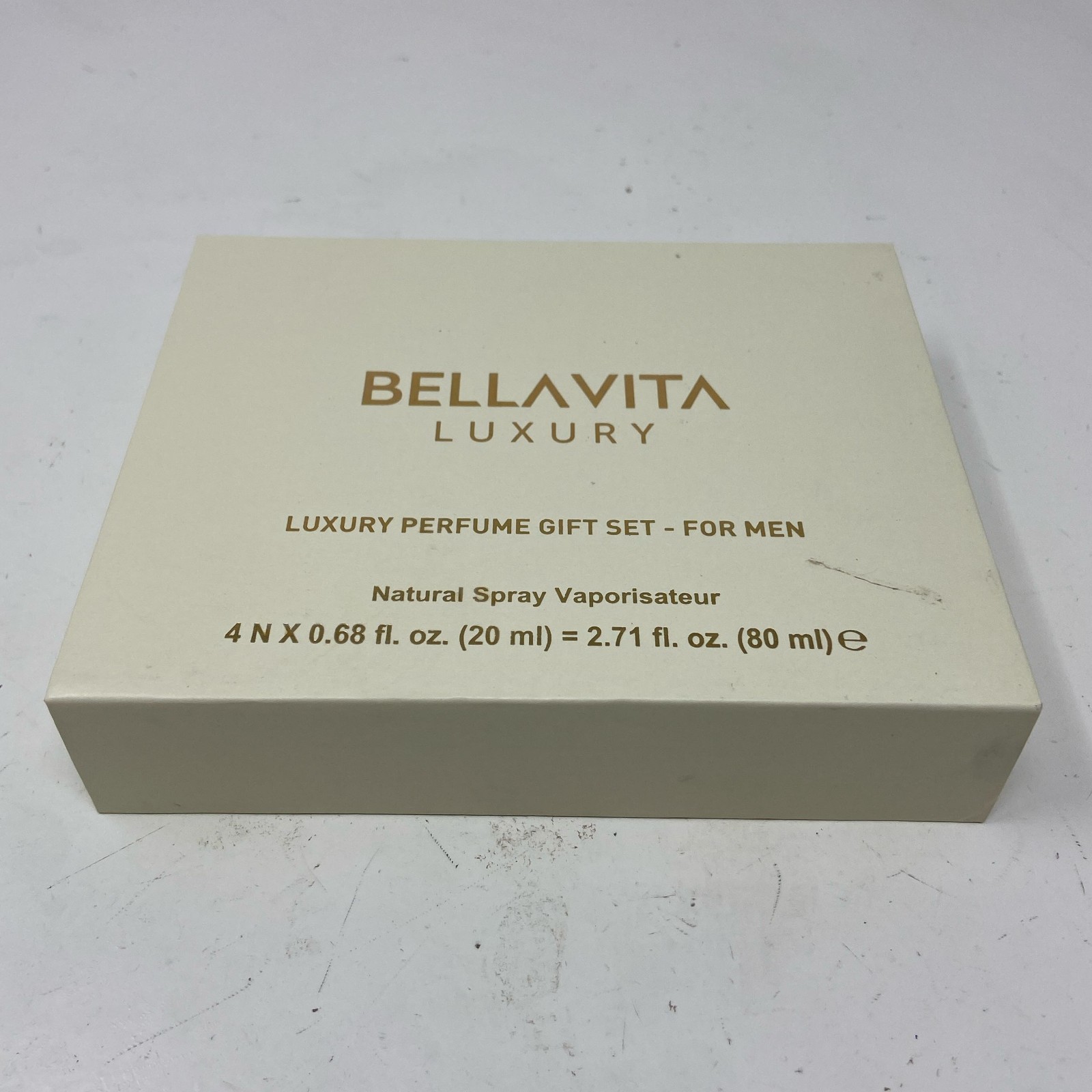 BELLAVITA Men’s Perfume Set CEO/GOAT/Klub/Oud, Assorted, 80ml (4x20ml)