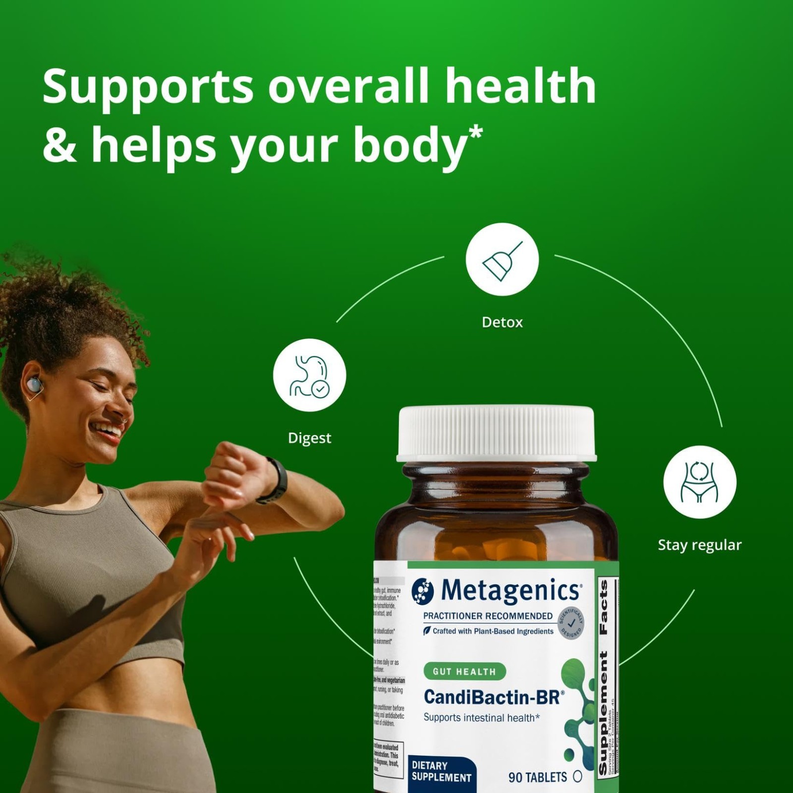 Concentrated Berberine 400mg for Gut Health & Microbial Balance – 180 Tablets