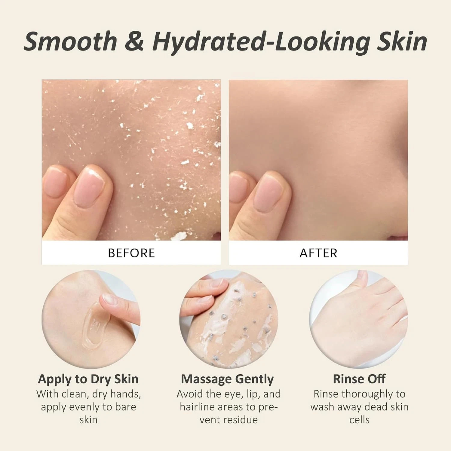 Triple Enzyme Green Tea Exfoliating Aqua Peel Gel, Deep Pore Face Exfoliant, Gen