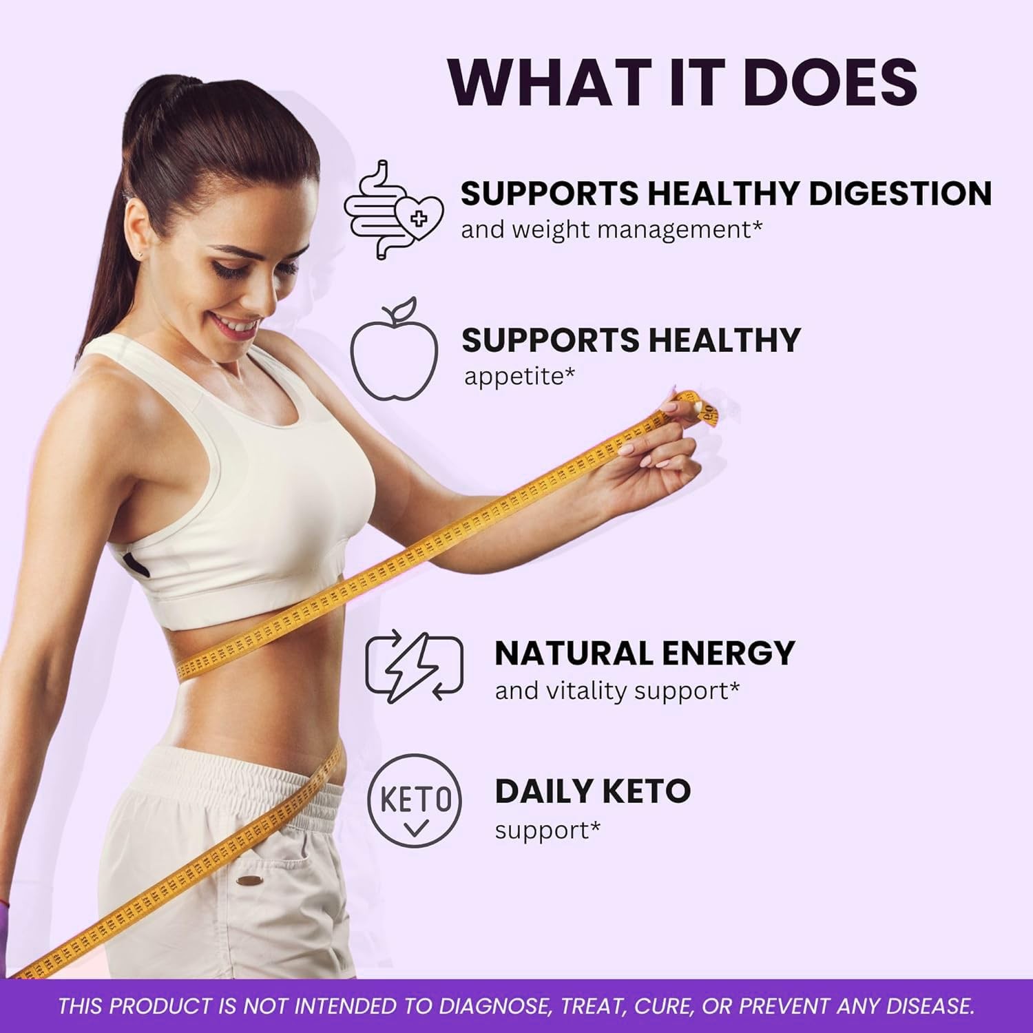 SlimTide Weight Loss Support Supplement Capsules Metabolism Fat Burn 1 Pack 60Ct