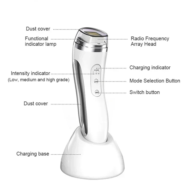 RF Face Lifting Machine Anti Aging Skin Tightening Beauty Device Wrinkle Remover