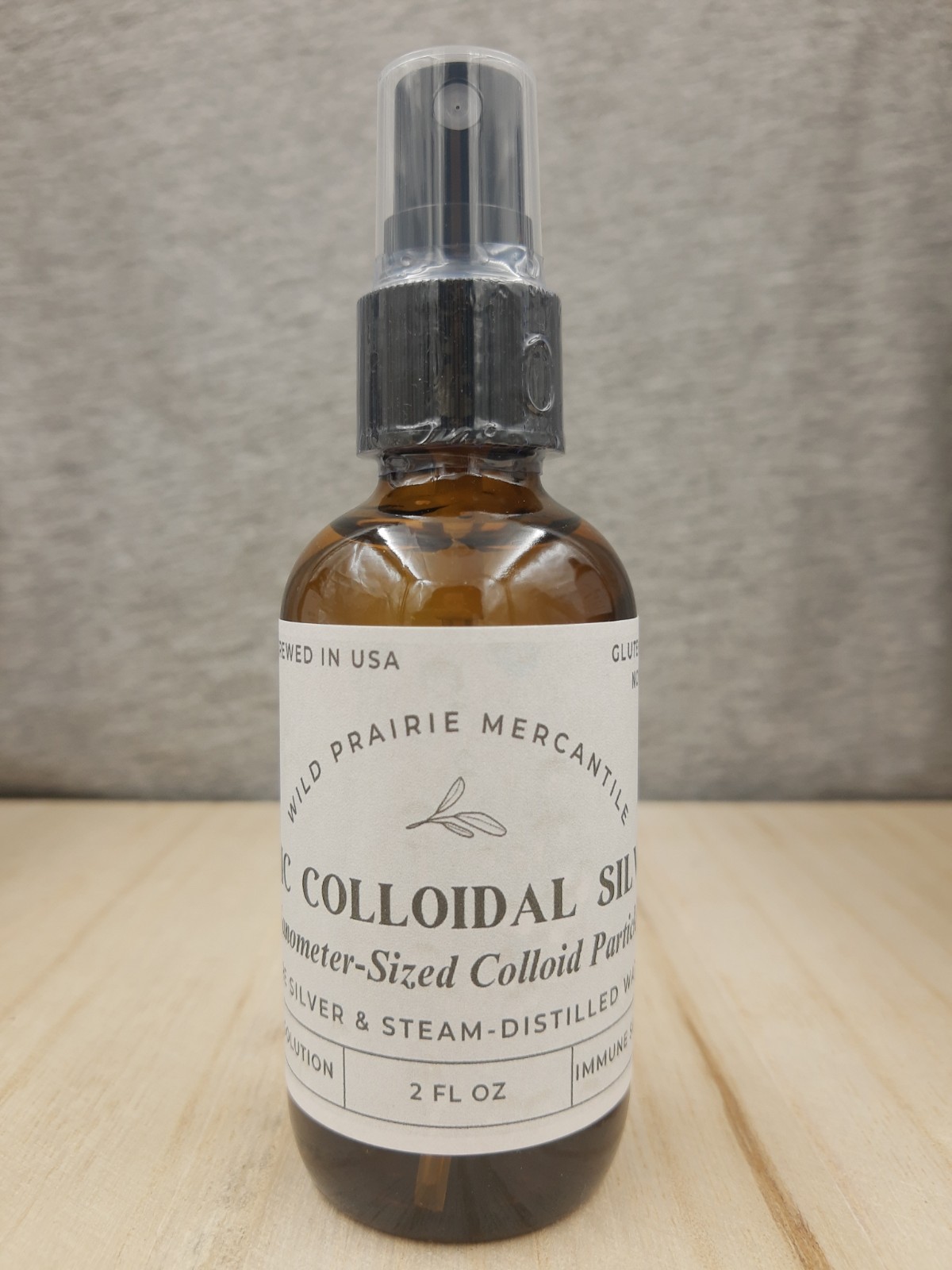 Ionic Colloidal Silver 2oz Sprayer 10ppm Nano-sized Particles Immune Support WPM