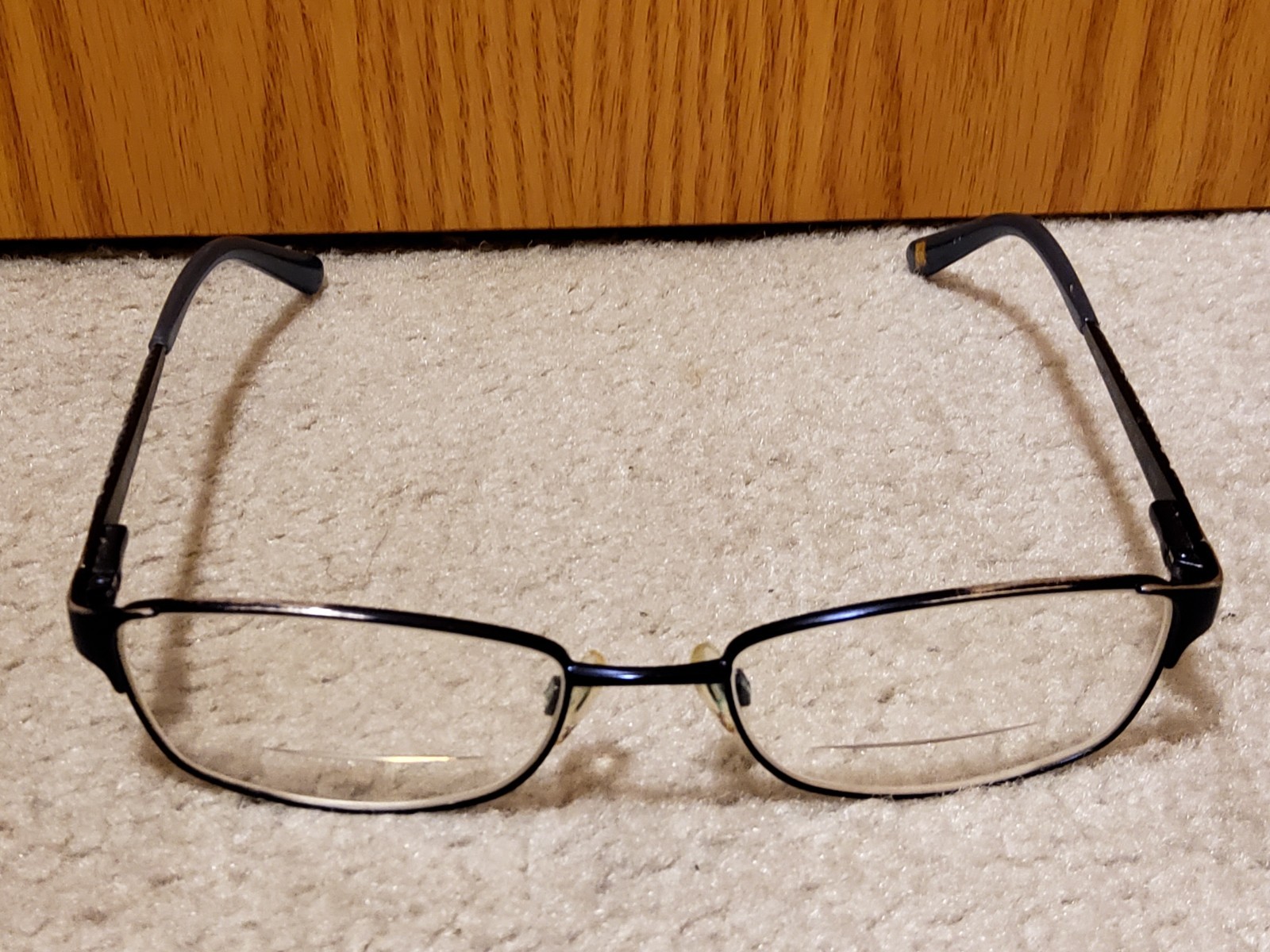Anne Klein Eyeglasses Frames AK5048 414 NAVY Blue Rectangular Full Rim 49-17-135