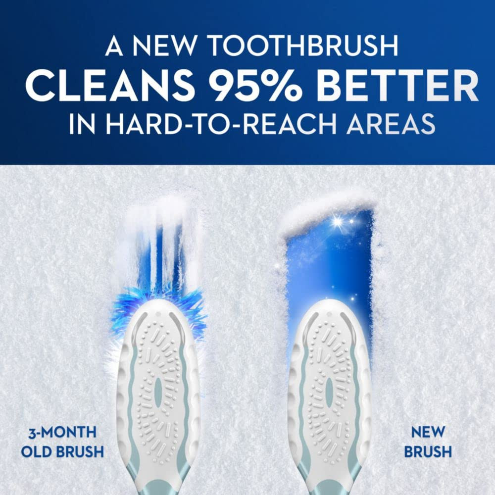 Pro Health Crossaction All in One Soft Toothbrushes, Deep Plaque Fighter, Rou…