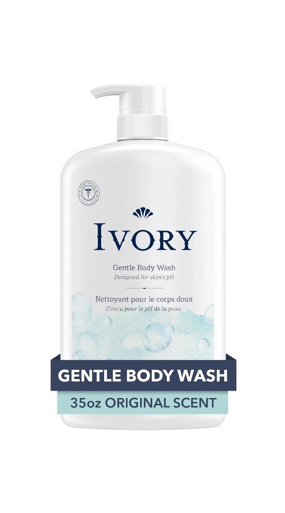 Ivory Body Wash, Designed for the Whole Family, Gentle Formula, Free of Dyes