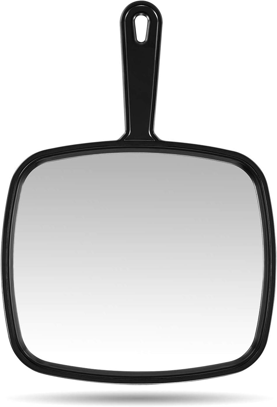 Hand Mirror, 12.4″ L X 9″ W Salon Barber Hairdressing Handheld Mirror