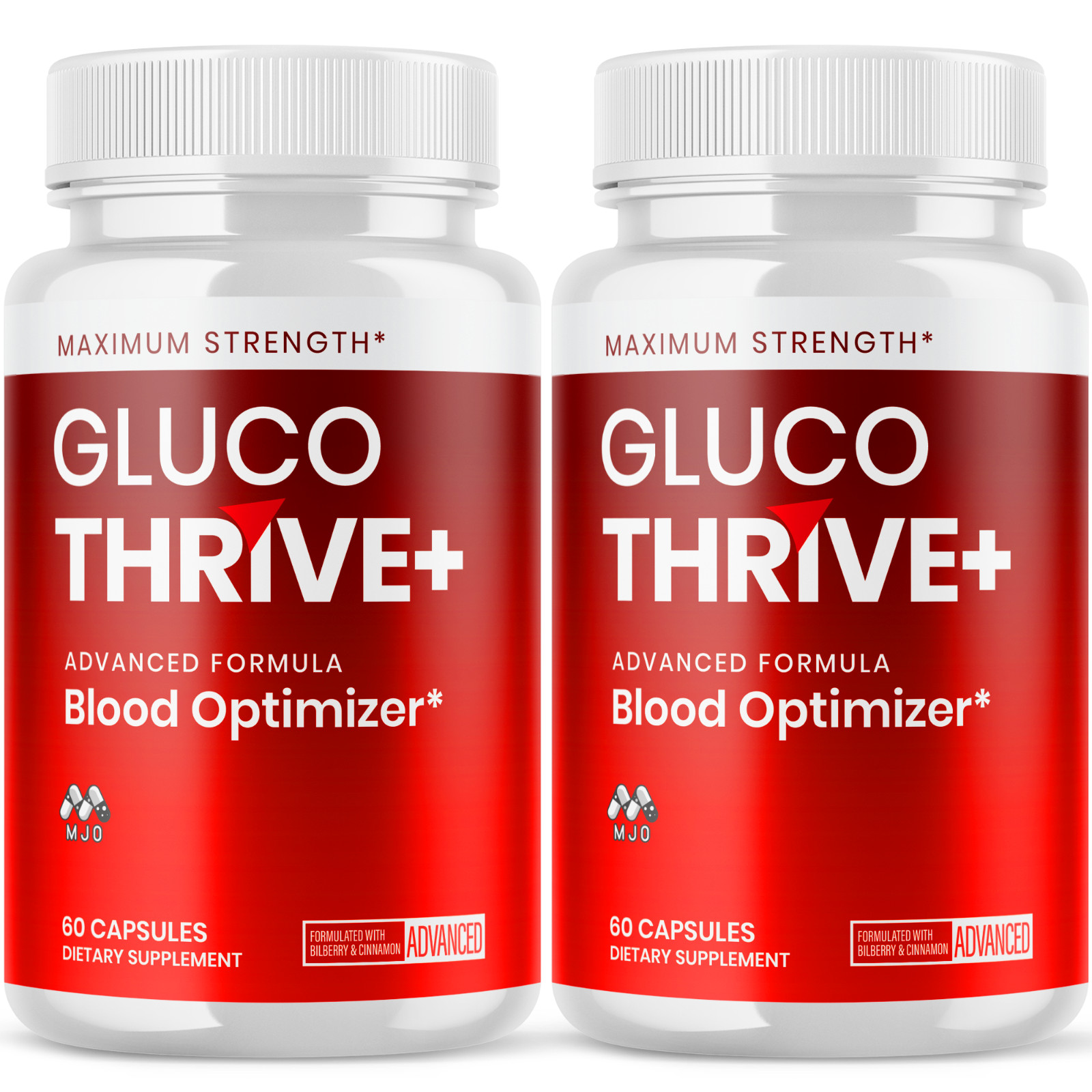 (2 Pack) Gluco Thrive Advanced Support Blood Supplement GlucoThrive 120 Capsules