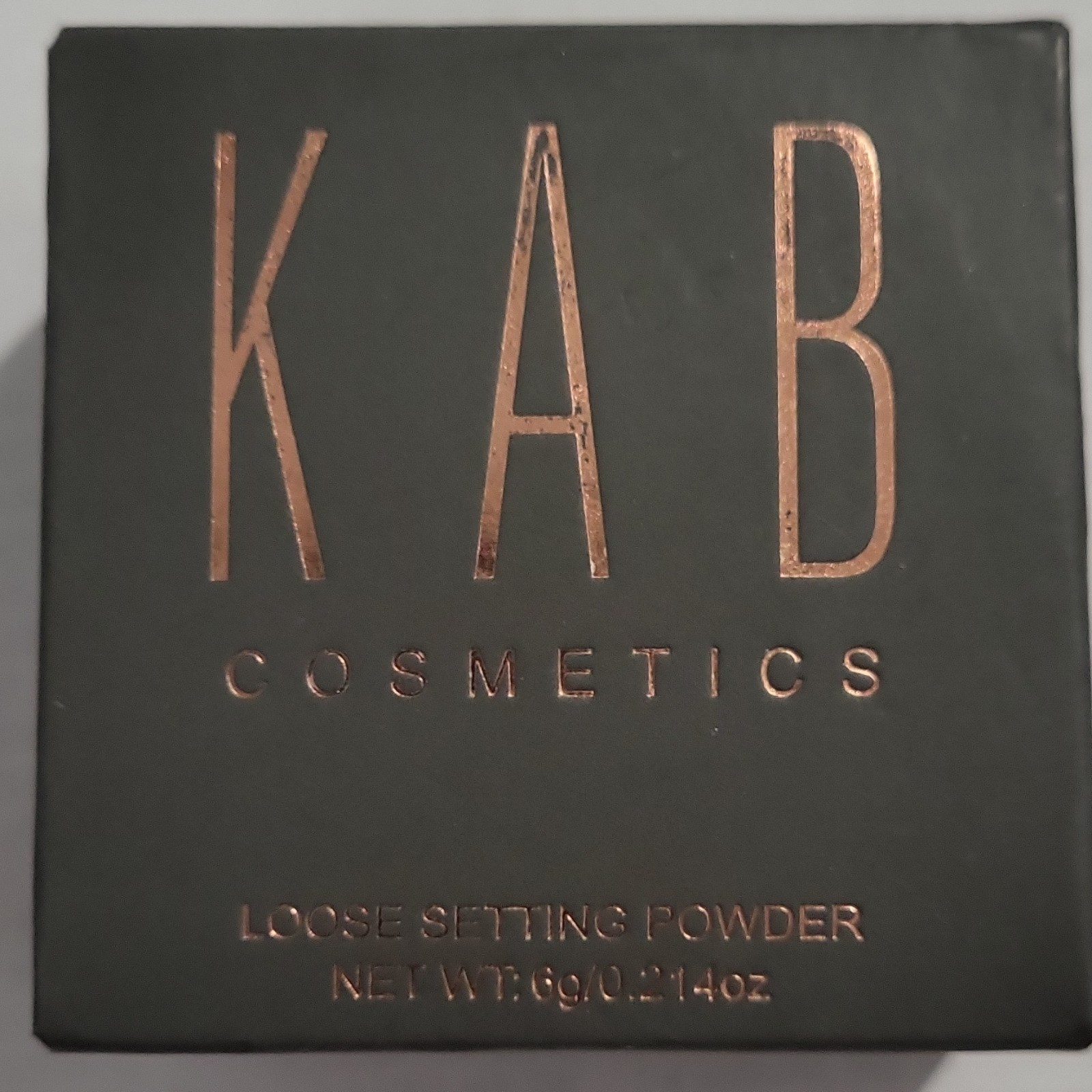 KAB Cosmetics Loose Setting Powder Translucent Matte Sheer Cruelty-Free 0.21oz