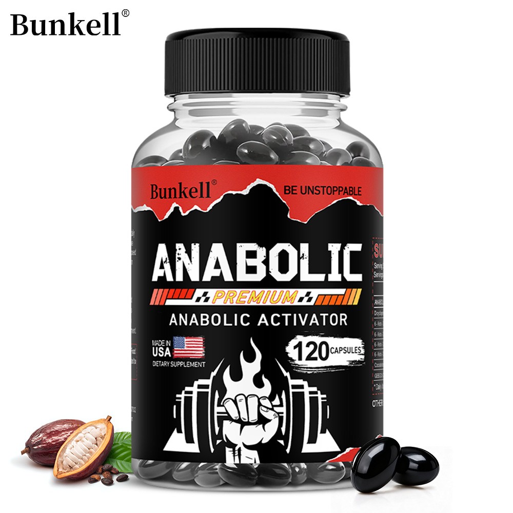 Men Muscle Growth Health Supplements Improve Athletic Performance 120 Capsules