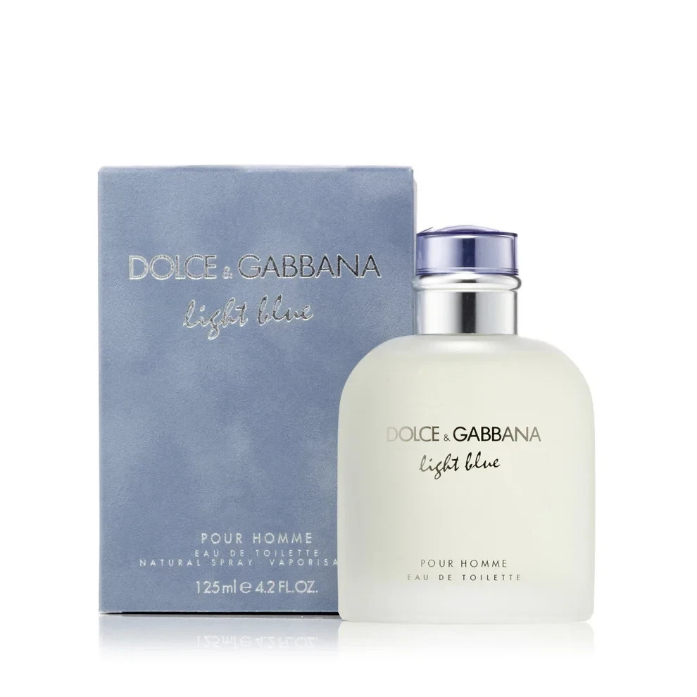 Dolce & Gabbana Light Blue Pour Homme Eau De Toilette 4.2 oz /125ml-New sealed