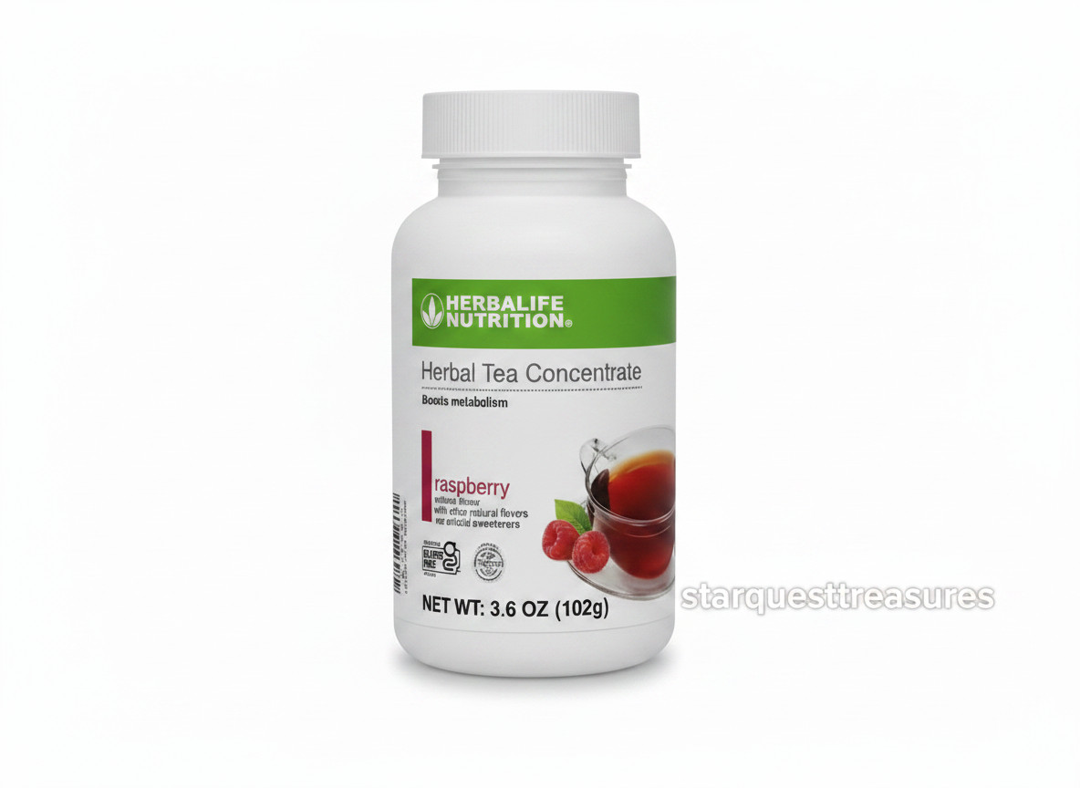 Herbalife herbal tea concentrate Raspberry/Peach/Original 3.6 oz