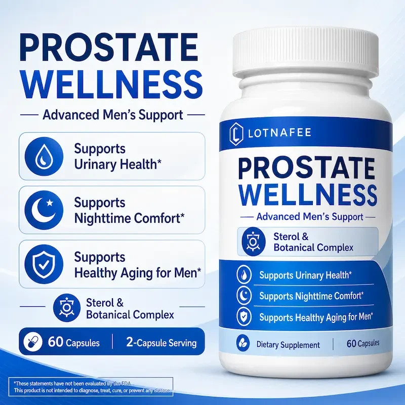 Lotnafee Prostate Wellness – Advanced Men’s Support Supplement – Urinary Health