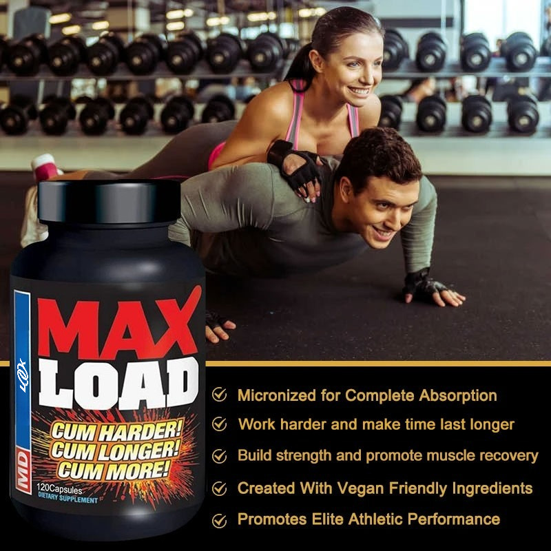 MD Science Lab Max Load Male Volumizing Enhancement Pills for Men 120 CT