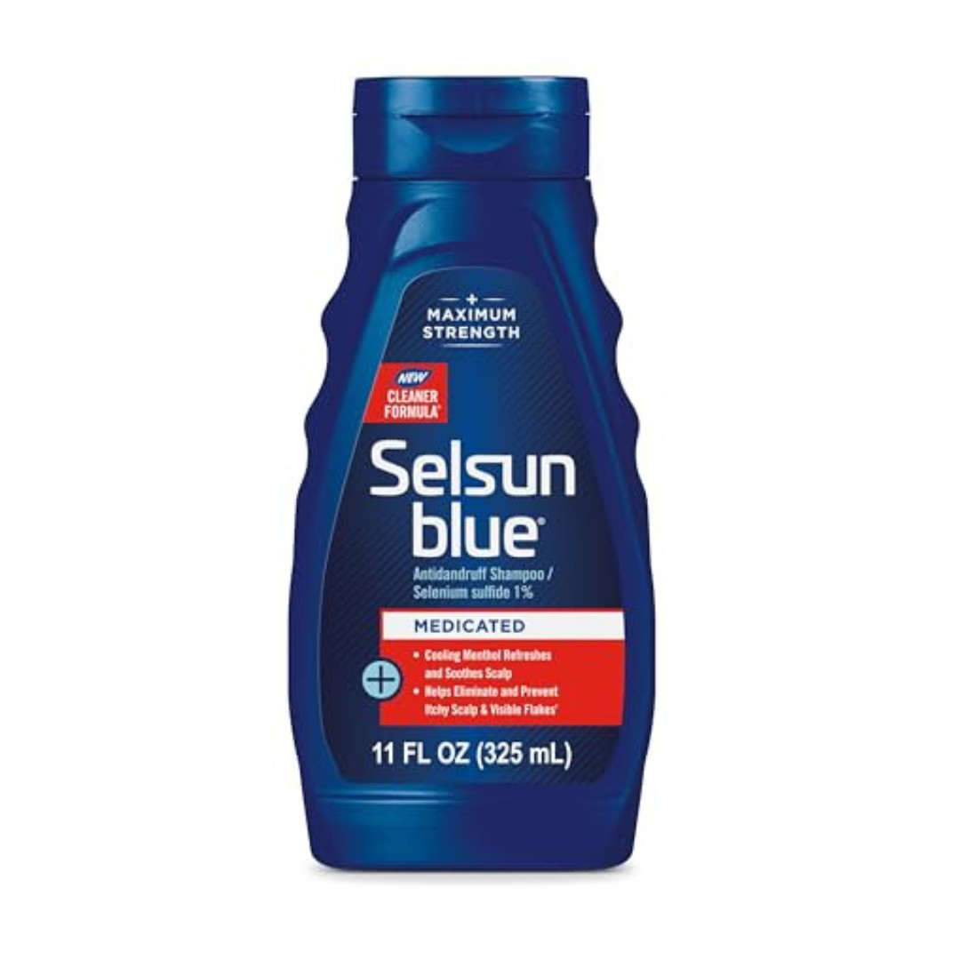 Selsun blue medicated maximum strength dandruff shampoo, 11 fl oz