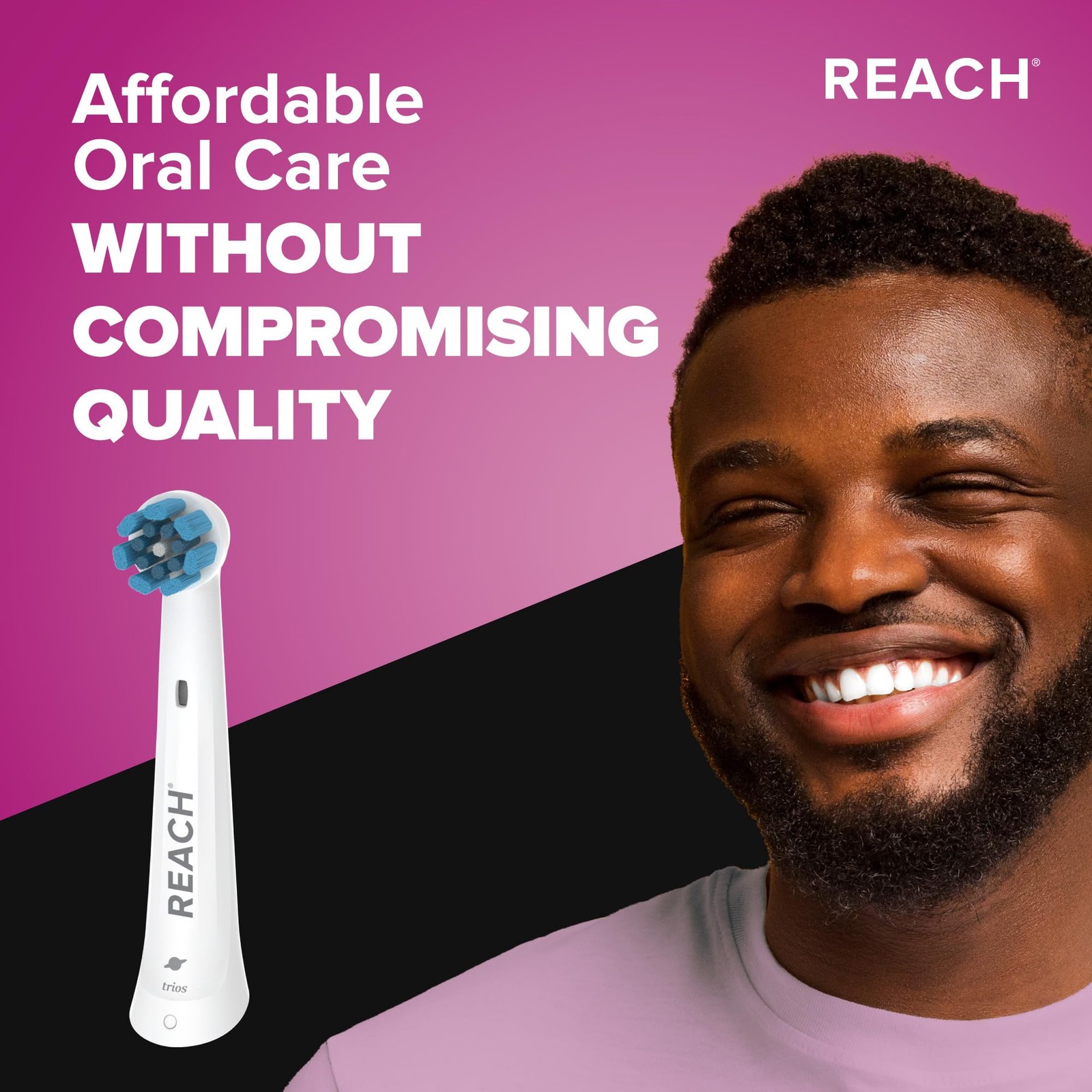 Sensitive Replacement Toothbrush Heads, White, 2 Ct, Fits All Oral-B iO Elect…