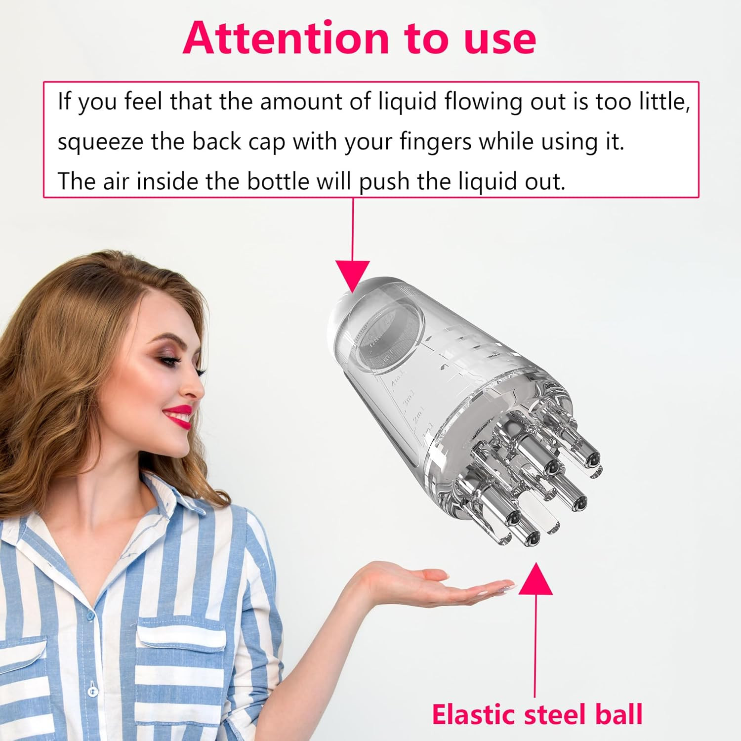 Mini Portable Scalp Applicator Liquid Comb Hair Roots Massage Medicine Comb Hair