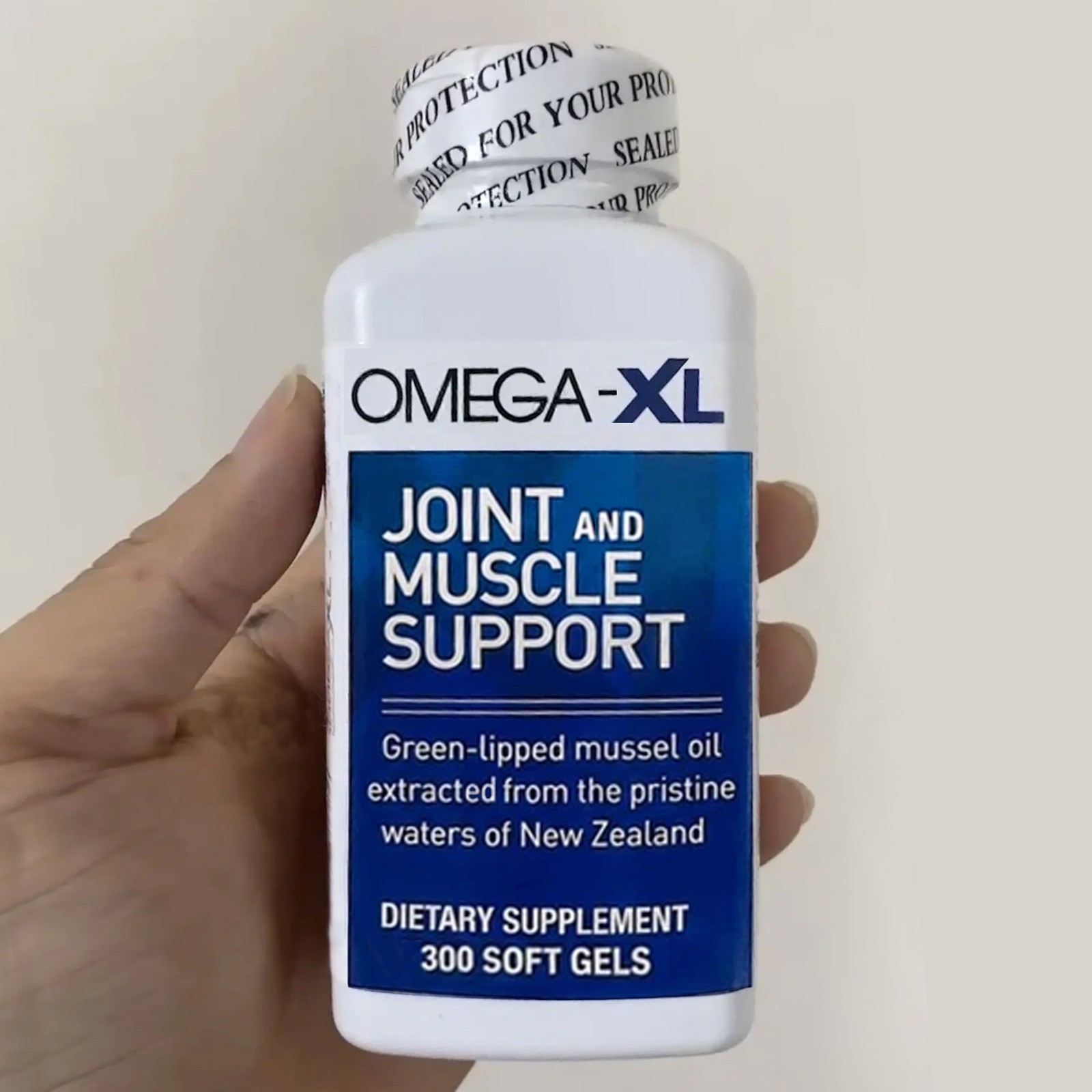 1 Pack Omega XL 300 Capsules Green Lipped Mussel Joint Muscle Relief Supplement