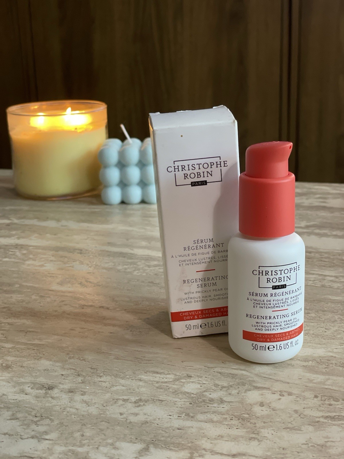 Christophe Robin Regenerating Serum with – Dry & Damaged Hair 50ml/1.6oz Serum