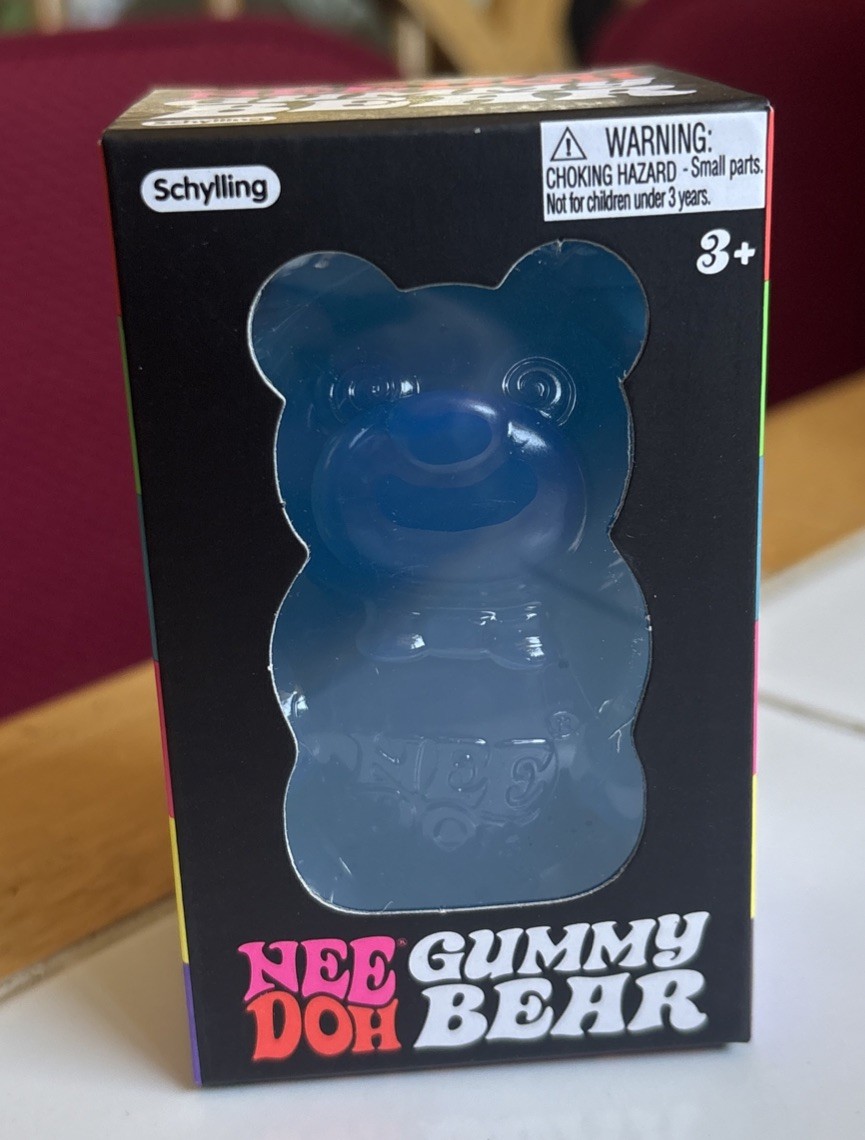 NEE DOH Gummy Bear Blue Squishy Toy. Brand New, FAST SHIP!! Authentic