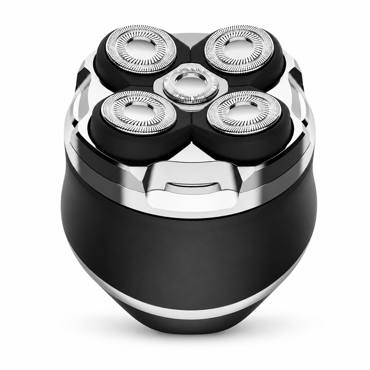 Men’s Bald Head Electric Shaver 5D Magnetic Rotary Razor Wet Dry Waterproof USB-