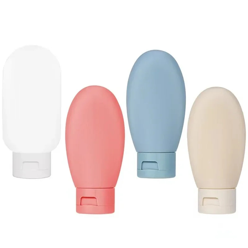 Refillable Travel Squeeze Bottles 4 Pack 60ml Lotion Shampoo Container