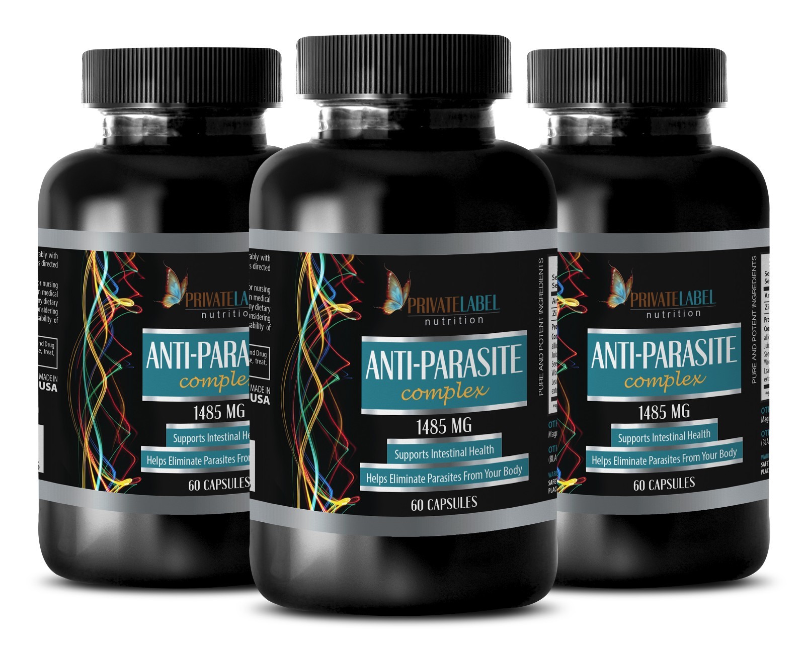 parasite cleanse – ANTI-PARASITE COMPLEX – full body cleanse and detox -3 Bottle
