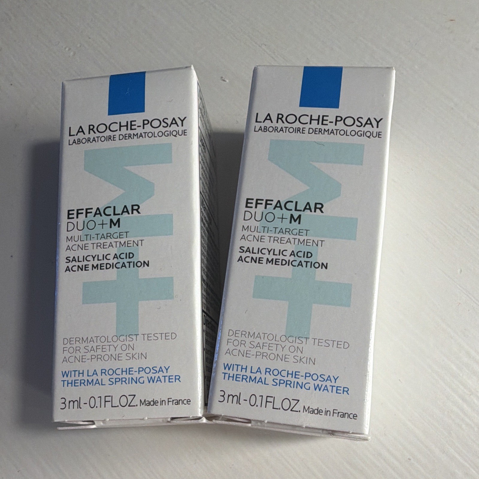 La Roche-Posay Effaclar Duo+M Acne Cream Salicylic Acid 0.1 fl oz Lot 2
