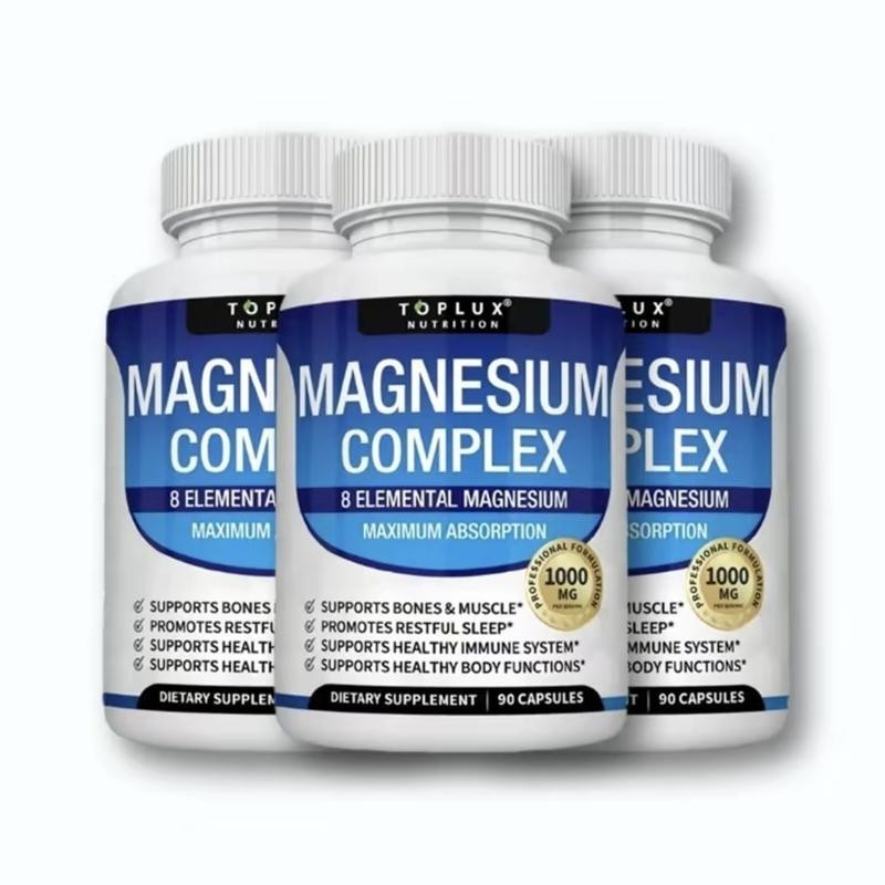 NEW Magnesium Complex 8 Essential Magnesium Supplement Fitness Edible
