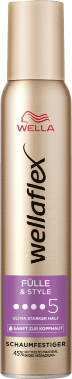 Wella Wellaflex FULLNESS for THIN Hair MOUSSE #5 (Fulle &Style)-200ml FREE SHIP