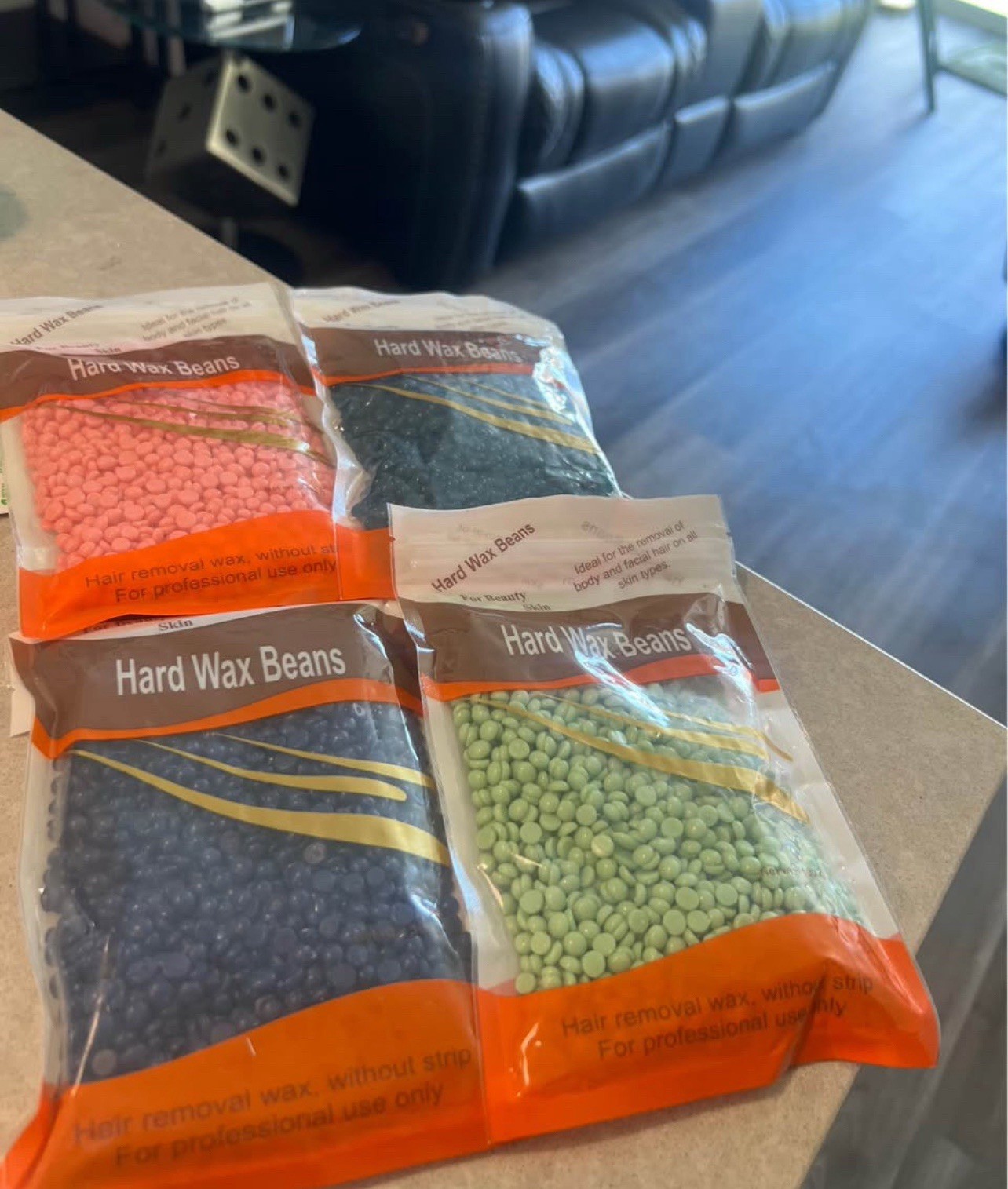 Hard Wax Beans Wax Beads Hair Removal, Multicolor Assorted Colors, Multiple Bags