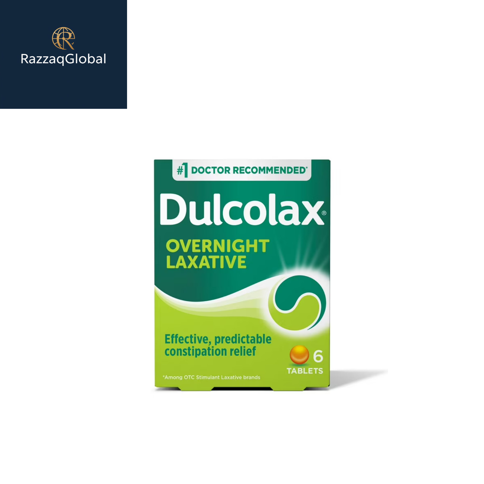 Dulcolax Stimulant Laxative Tablets, Bisacodyl 5 mg, 6 Ct